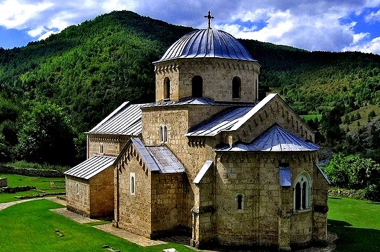 by mark.os on Flickr.Gradac Monastery in southern part of Serbia.
