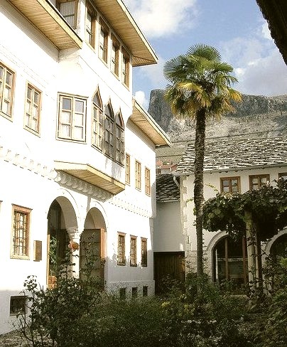 Muslibegovic House, one of the best preserved old houses in Mostar, Bosnia and Herzegovina