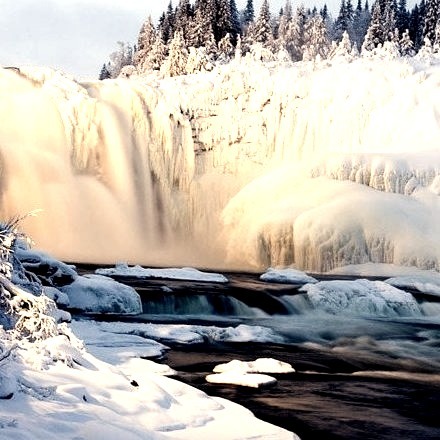 Frozen Waterfall, Sweden