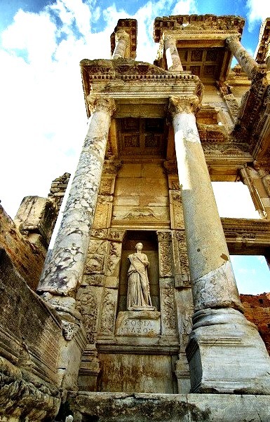 The Library of Celsus in Ephesus, Izmir Province, Turkey