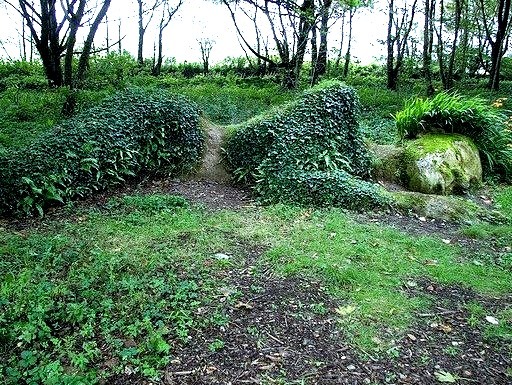 The Mud Maid in The Lost Gardens of Heligan near Mevagissey, Cornwall, England