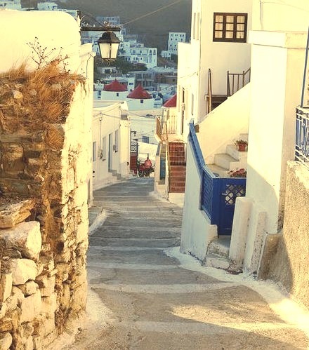 Narrow Street, Dodecanese Islands, Greece