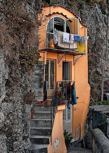 The house on the rock, Amalfi Coast, Italy