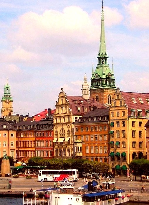Beautiful old town of Stockholm, Sweden